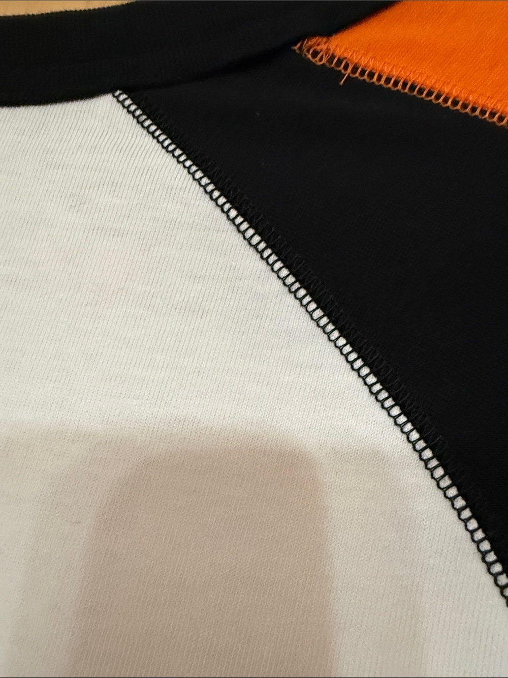Harley-Davidson White and Black Raglan Racing Tee - Picture 7 of 9